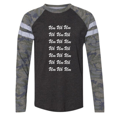 UH UM - LAT - Fine Jersey Mash Up Long Sleeve Tee Thumbnail