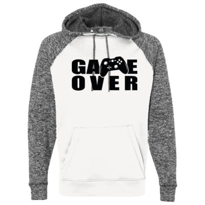 GAEM OVER - J AMERICA Colorblocked Cosmic Fleece Hooded Sweatshirt  Thumbnail