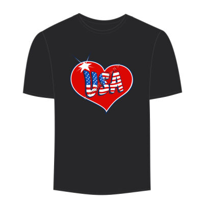 HEART USA - CODE FIVE Fashion Camo T-Shirt Thumbnail