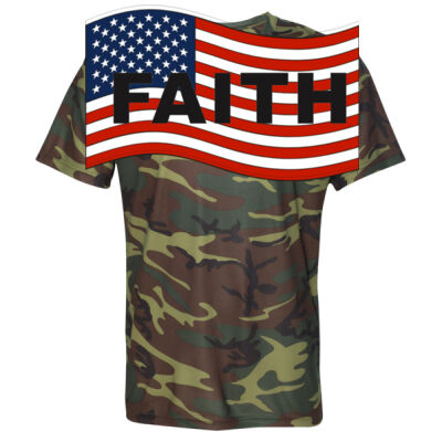 HOPE FLAG - CODE FIVE Adult Performance Camo Tee 2 Thumbnail