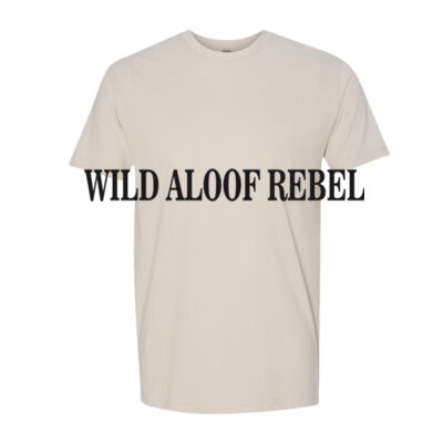 WILD ALOOF REBEL - NEXT LEVEL Sueded Short Sleeve Crew Thumbnail