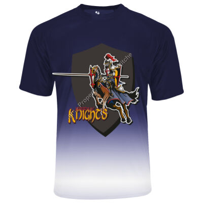 KNIGHTS -  BADGER Reverse Ombre T-Shirt Thumbnail