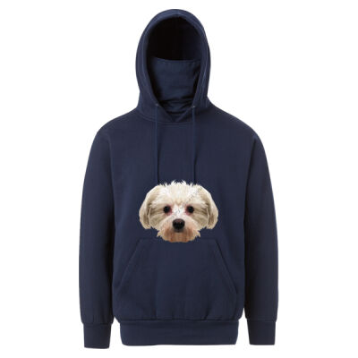 DOG PEEKING OUT POCKET - MV SPORT See Ya Gaiter™ Mask Hooded Sweatshirt  Thumbnail