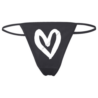 HEART - BELLA + CANVAS - Women’s Thong Bikini - 301 Thumbnail