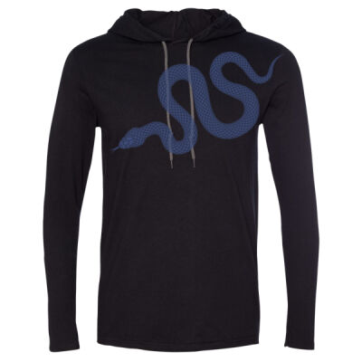 SERPENT GRAY - ANVIL -Lightweight Hooded Long Sleeve T-Shirt  Thumbnail