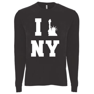 I LIBERTY N Y - Next Level - Sueded Long Sleeve Crew  Thumbnail