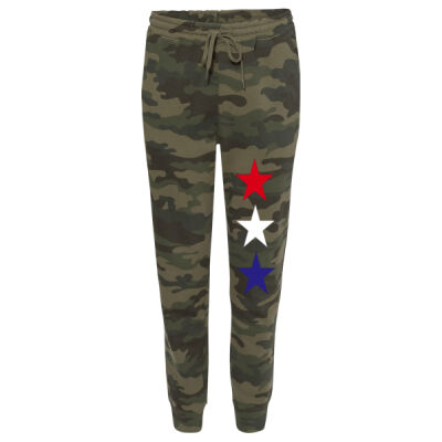 STARS RED WHITE BLUE - INDEPENDENT TRADING CO - Midweight Fleece Pants Thumbnail