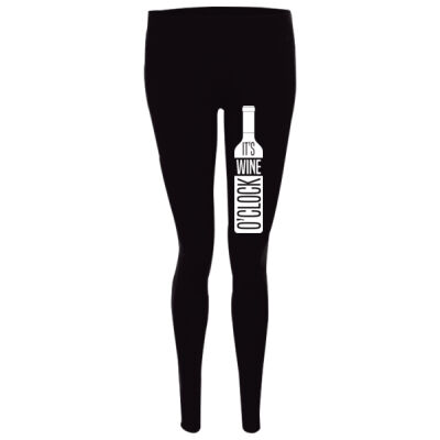 ITS WINE O'CLOCK - ALL SPORT-Women's Full Length Leggings Thumbnail