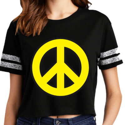 PEACE - DISTRICT Women's Scorecard Crop Tee Thumbnail