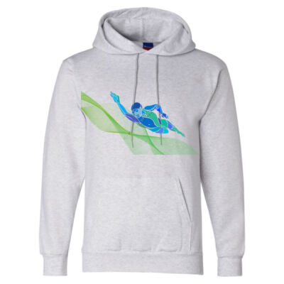 SWIM TOWARD YOU - CHAMPION - Double Dry Eco® Hooded Sweatshirt  Thumbnail