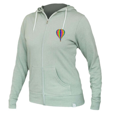 HOT AIR BALLOON - QUIKFLIP - 2-in-1 Women's Hero Hoodie Lite Full-Zip Thumbnail