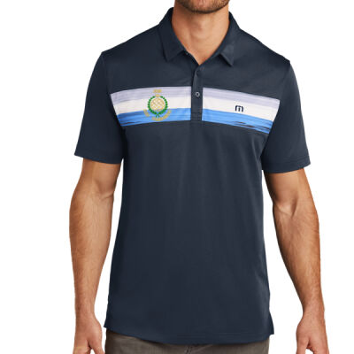 GOLF TOURNAMENT GOLD - TravisMathew Cabana Chest Stripe Polo Thumbnail