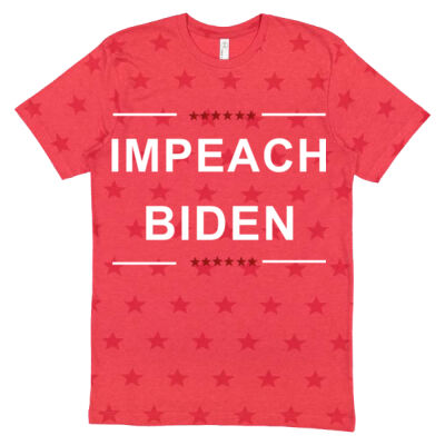 IMPEACH BIDEN - CODE FIVE Star Print Tee Thumbnail