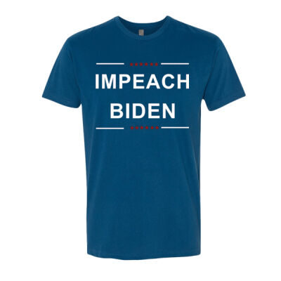 IMPEACH BIDEN - NEXT LEVEL Sueded Short Sleeve Crew Thumbnail