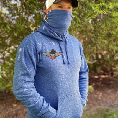 AIR FORCE - J. America - Gaiter Fleece Hooded Sweatshirt Thumbnail