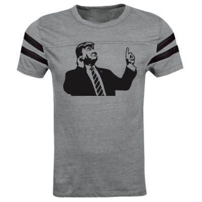 TRUMP DANCING - 12150 SEW N STITCHES - ALTERNATIVE - Eco-Jersey Football Tee  Thumbnail