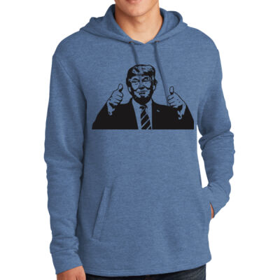 TRUMP THUMBS UP - NEXT LEVEL™ Unisex PCH Fleece Pullover Hoodie Thumbnail