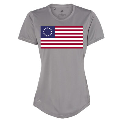 13 STARS FLAG - ADIDAS -Women's Sport T-Shirt Thumbnail