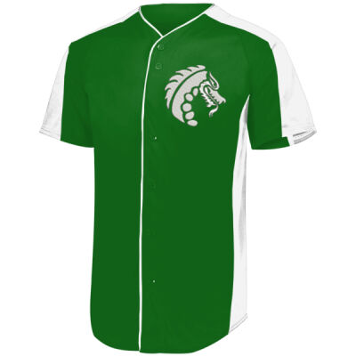 DRAGON - Augusta Sportswear - Full Button Baseball Jersey Thumbnail