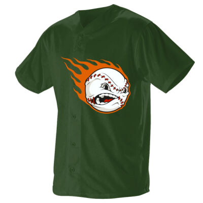 FIRE BASEBALL - ALLESON ATHLETIC Youth Dura Light Mesh Baseball Jersey - 52MFFJY Thumbnail