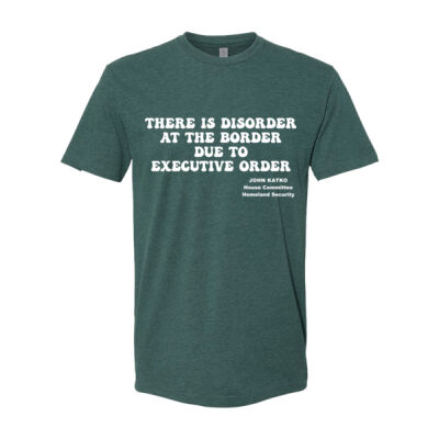 DISORDER AT BORDER DUE TO EXECUTIVE ORDER -  NEXT LEVEL Sueded Short Sleeve Crew Thumbnail
