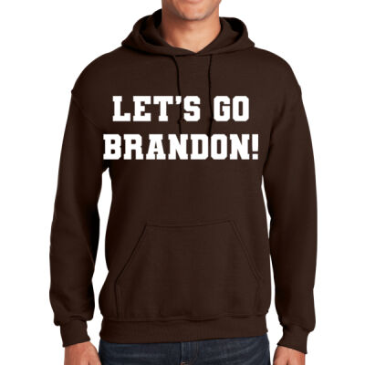Sew N Stitches Heavy Blend ™ Hooded Sweatshirt - Let's Go Brandon! Thumbnail