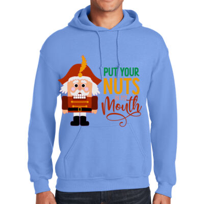 NUTCRACKER PUT YOUR NUTS IN MY MOUTH - Sew N Stitches Heavy Blend ™ Hooded Sweatshirt Thumbnail