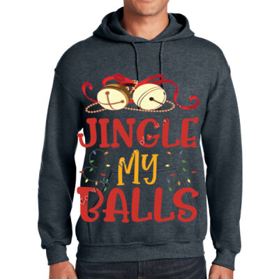 JINGLE MY BALLS - Sew N Stitches Heavy Blend ™ Hooded Sweatshirt Thumbnail
