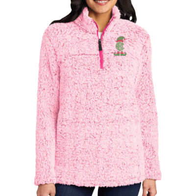 ELF YOUR MONOGRAM -SEW N STITCHES - PORT AUTHORITY - Ladies Cozy 1/4 Zip Fleece  Thumbnail