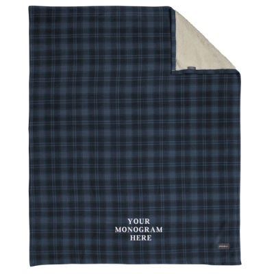 YOUR MONOGRAM EMBROIDERED - SEW N STITCHES - EDDIE BAUER Woodland Blanket Thumbnail