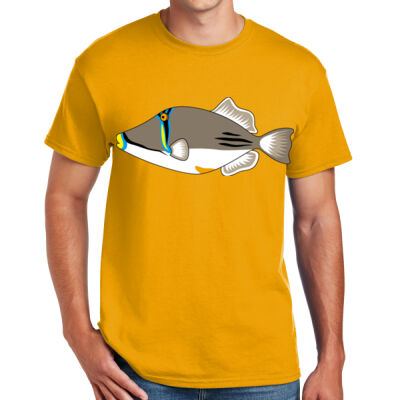 HUMU HUMU TRIGGERFISH - Sew N Stitches DryBlend ® 50 Cotton/50 Poly T Shirt Thumbnail