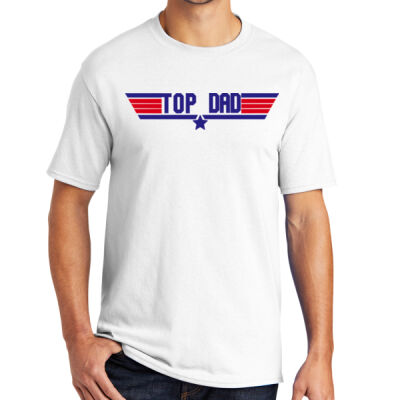 TOP DAD (RED AND BLUE) SEW N STITCHES - Core Blend Tee Thumbnail