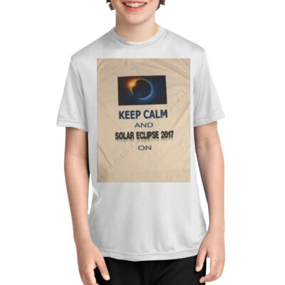 Solar Eclipse Keep Calm Youth T-shirt Thumbnail