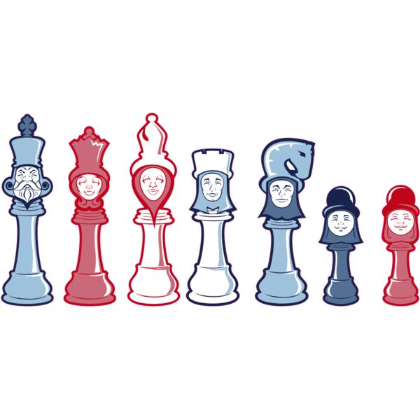Stick Family Chess Pieces Thumbnail