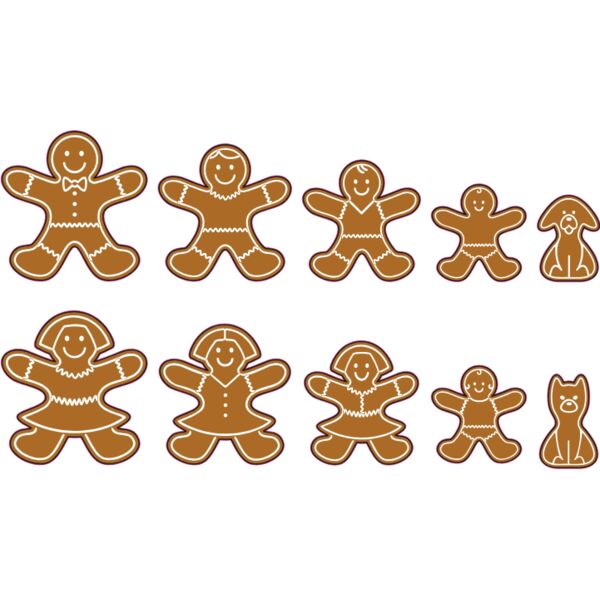 Stick Family Gingerbread Cookies Thumbnail