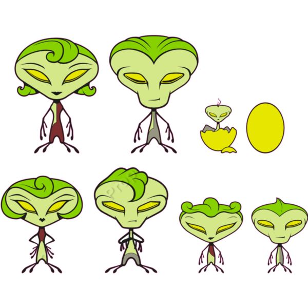 Stick Family Aliens Thumbnail