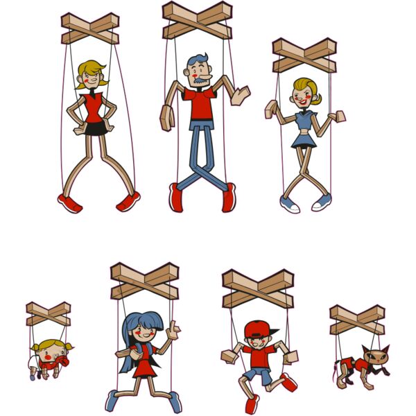 Stick Family Puppets Thumbnail