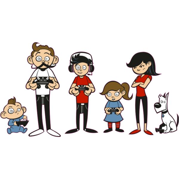 Stick Family Gamers Light Thumbnail