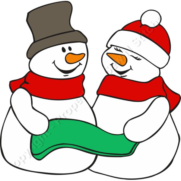 SNOWMAN AND WOMAN Thumbnail