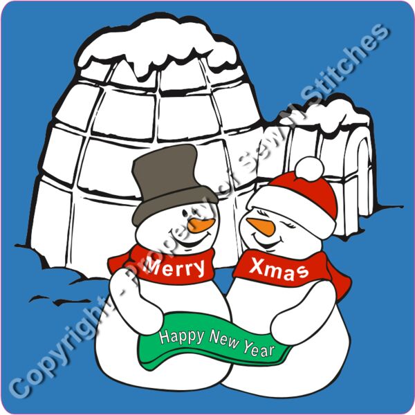 Igloo and Snow Couple Thumbnail