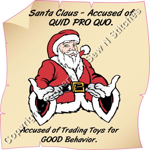 SANTA -QUID PRO QUO - GILDAN ADULT HOODIE Thumbnail