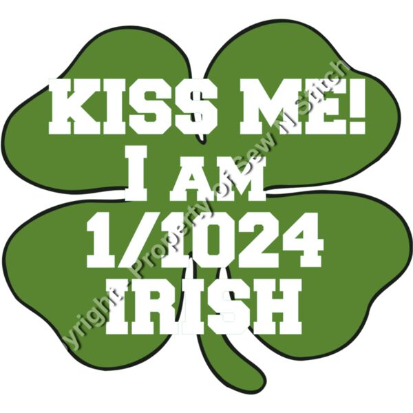 KISS ME i AM 1/1024 IRISH Thumbnail