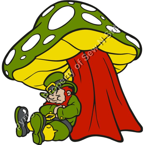 LEPRECHAUN UNDER A MUSHROOM Thumbnail