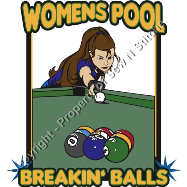 Women's Breaking Balls Pool Thumbnail