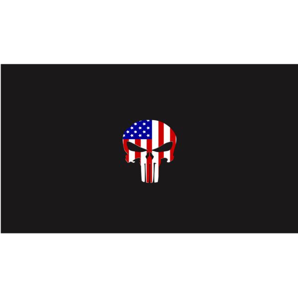 PUNISHER WITH BLACK BACKGROUND FOR SUBLIMATION Thumbnail