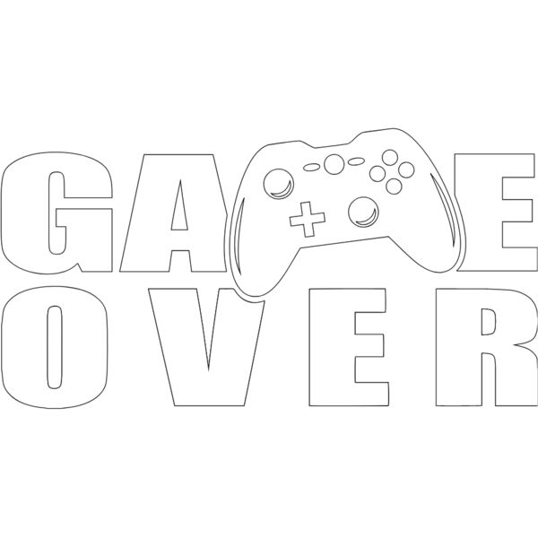 GAME OVER IN WHITE LETTERS  Thumbnail
