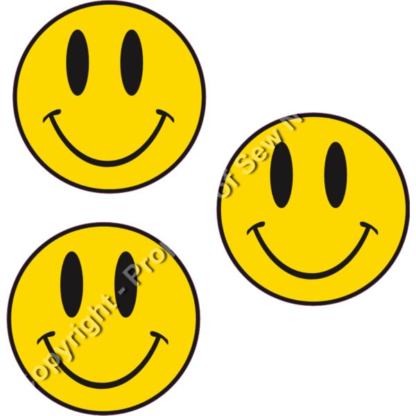 3 YELLOW HAPPY FACES Thumbnail