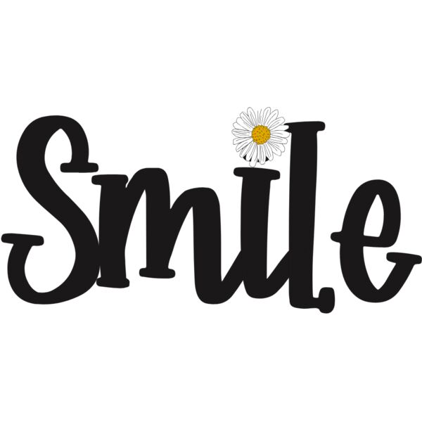 SMIILE DAISY BLACK  Thumbnail