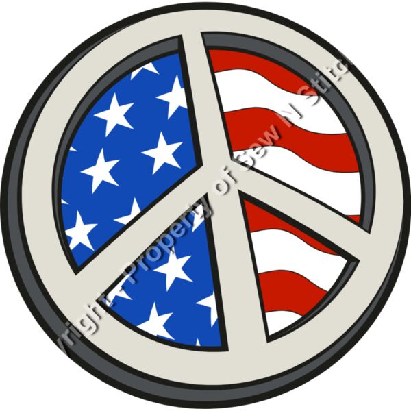 PEACE AMERICAN FLAG Thumbnail