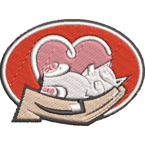 PET CARE CAT IN HAND 3.5 INCH LOGO Thumbnail
